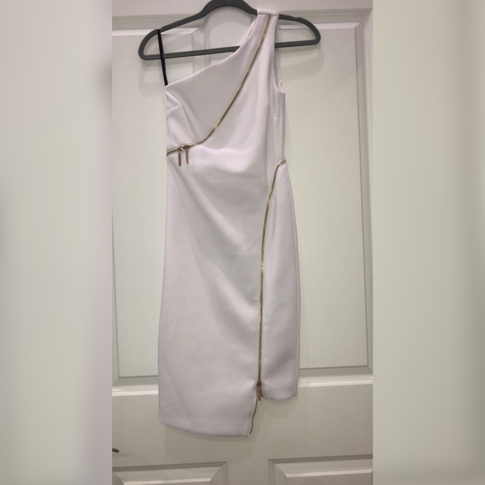 Marciano white and gold dress